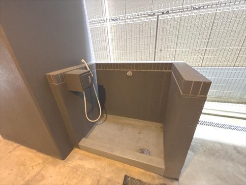 ペット足洗い場