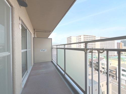 東向きバルコニー