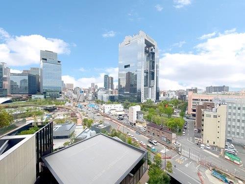 南向きバルコニーからの眺望