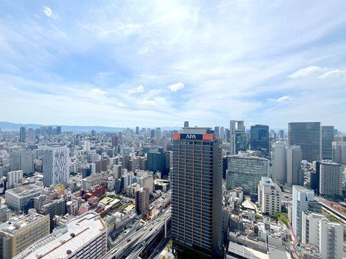 南向きバルコニーからの眺望