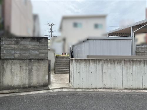前面道路含む現地(東側より撮影) 前面道路含む現地(東側より撮影)