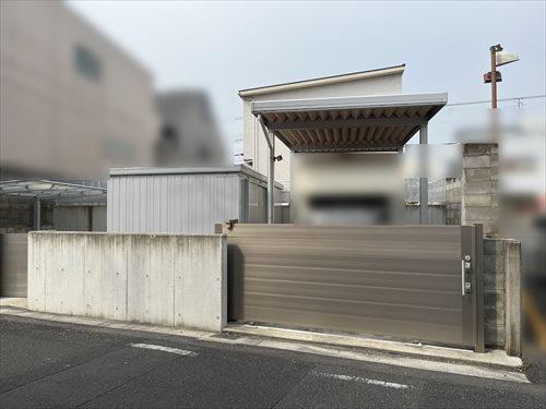 現地（東側から撮影）