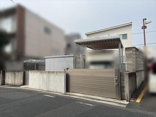 現地（北東側から撮影）