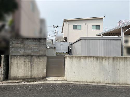 現地（東側から撮影）