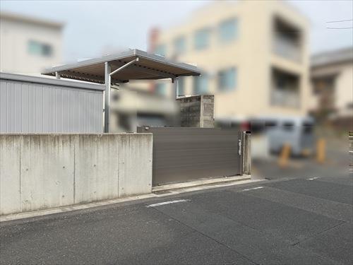 現地（北西側から撮影）