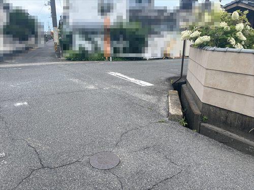 道路隅切り部分 道路隅切り部分