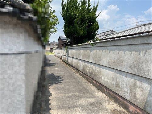 南西側道路（東側から撮影）②