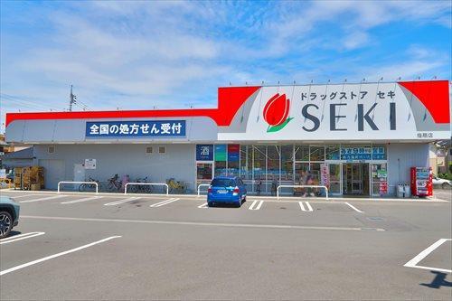 ドラッグストアセキ指扇店まで860m