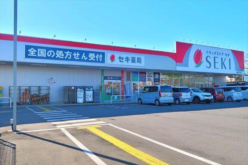 ドラッグストアセキ東宮下店まで1020m