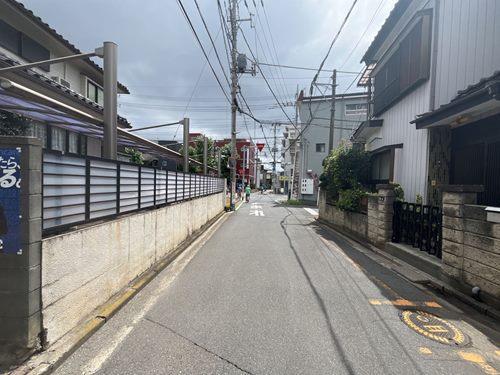 前面道路　北より撮影