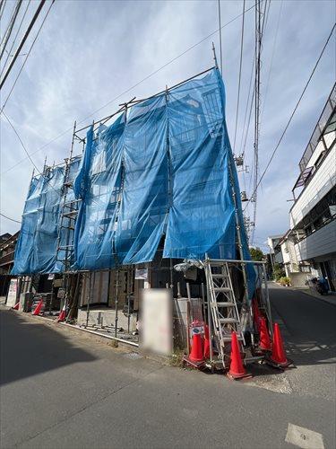 建築中の外観2(2025年10月撮影)