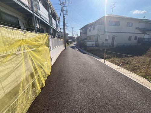前面道路　北から