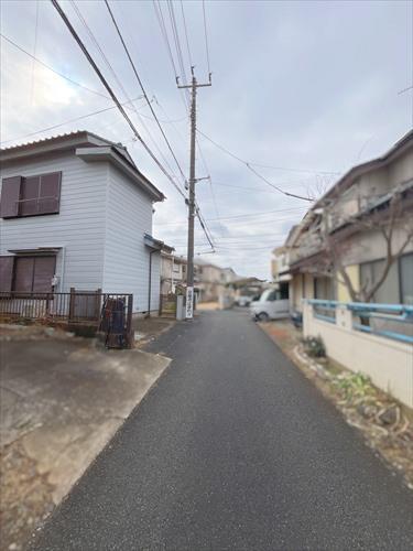 前面道路（北西側）‐2026年2月撮影