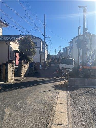 前面道路（2026年1月撮影）