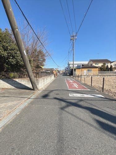 前面道路 北西側‐2026年1月撮影