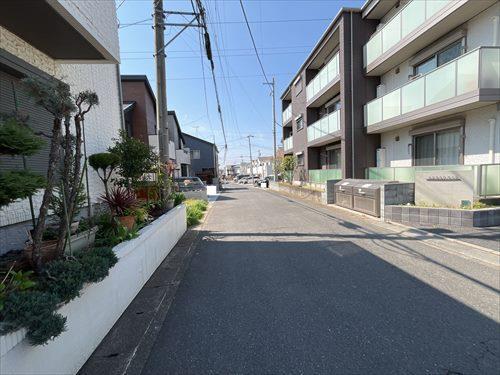 前面道路（2026年3月撮影）