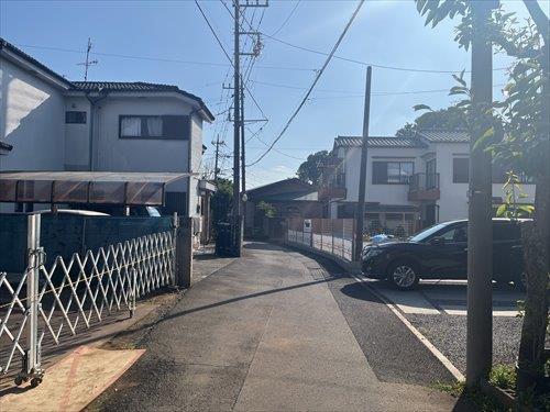 南東側前面道路（2026年5月撮影）