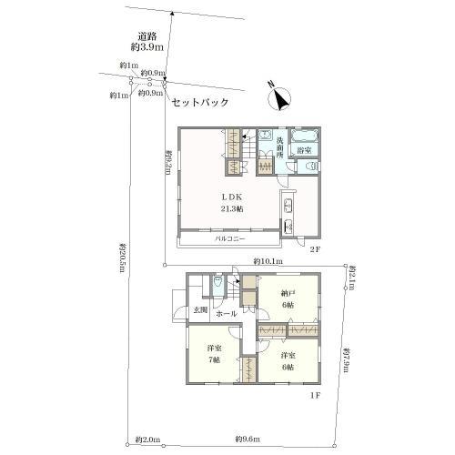 区画図、間取図