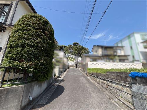 西側前面道路（2026.4撮影）