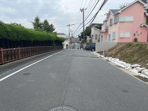 南東側前面道路撮影