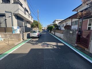 北西側前面道路