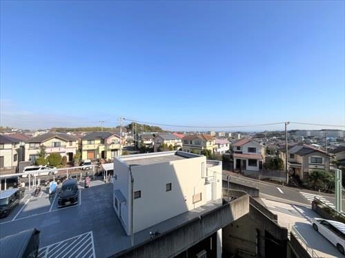 共用廊下からの眺望