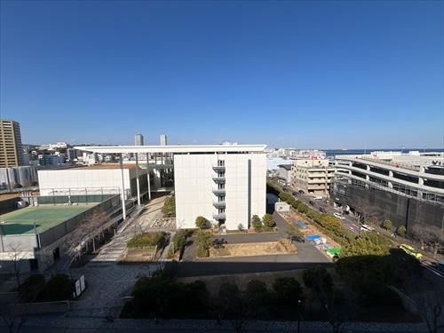 北西側共用廊下眺望撮影