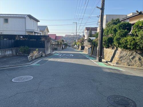 東側前面道路撮影