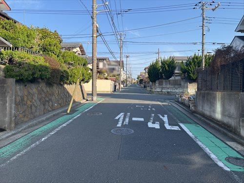 東側前面道路撮影