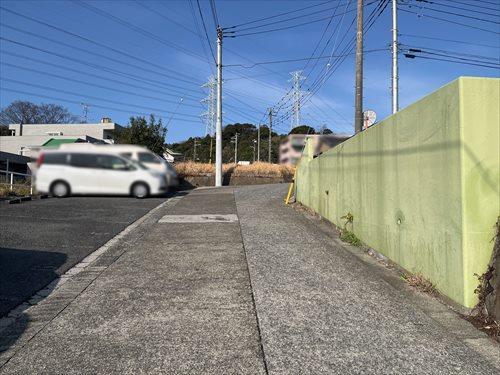 南側前面道路撮影