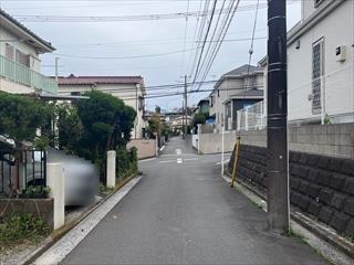 南西側前面道路(2026年4月撮影)