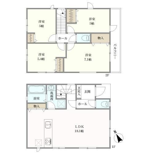 2号棟間取り図