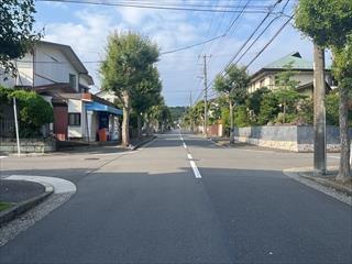 南東側前面道路(2026年7月撮影)