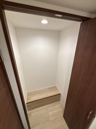 トイレ横の収納（2025年12月撮影）