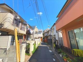 北西側前面道路 北西側前面道路