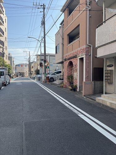 前面道路　2025.3撮影