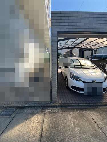 対象不動産北側境界付近