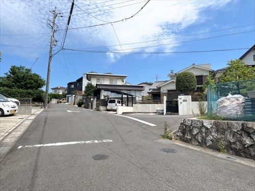 北西側交差点付近(2025年8月撮影)2