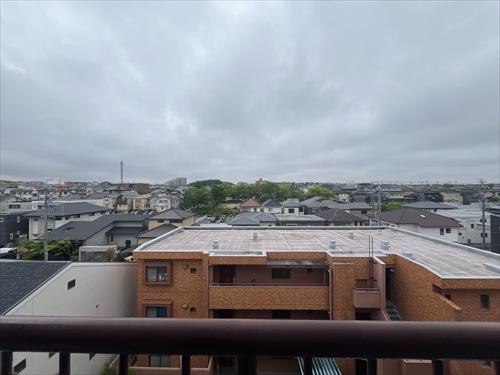 南東側バルコニーからの眺望