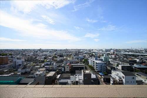 南側バルコニーからの眺望