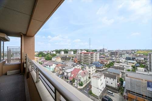 南側バルコニーの眺望