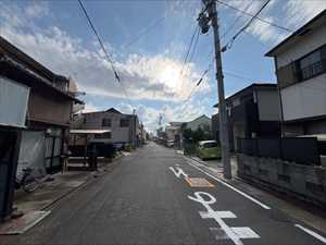 前面道路写真２（2025年7月撮影）