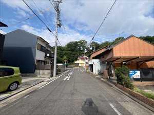 前面道路写真３（2025年7月撮影）