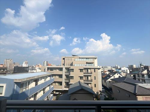 南東側バルコニーからの眺望