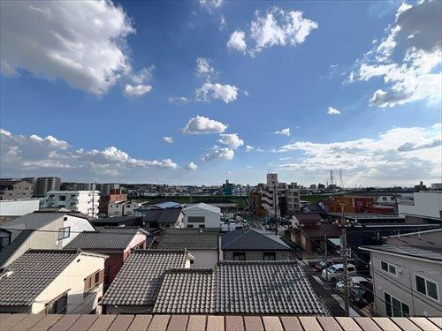 南東側バルコニーからの眺望