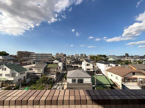 北西側バルコニーからの眺望