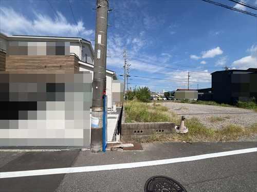 対象不動産南西側境界付近 対象不動産南西側境界付近