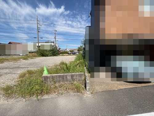 対象不動産南東側境界付近 対象不動産南東側境界付近