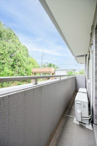 北側バルコニー