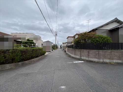 対象不動産北側道路（2025年11月撮影